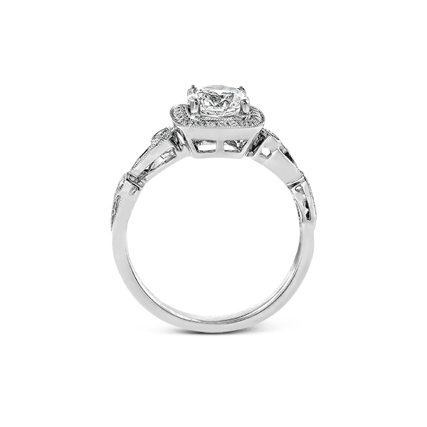 Platinum Semi-mount Engagement Ring Image 3 Van Scoy Jewelers Wyomissing, PA