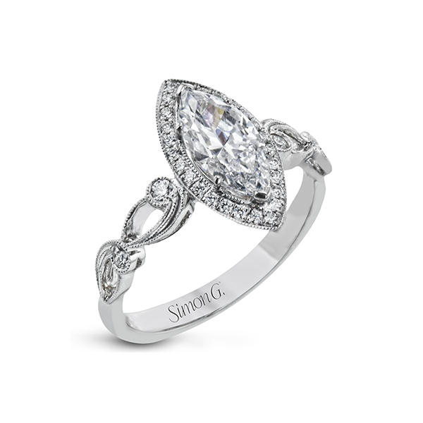 Platinum Semi-mount Engagement Ring Diamonds Direct St. Petersburg, FL