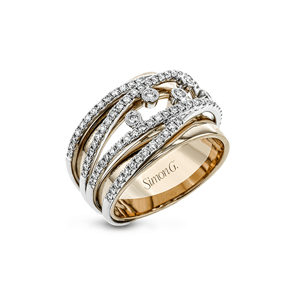 18k White & Rose Gold Diamond Fashion Ring D. Geller & Son Jewelers Atlanta, GA
