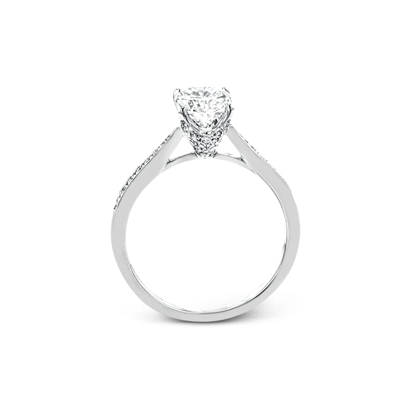 18k White Gold Semi-mount Engagement Ring Image 3 Almassian Jewelers, LLC Grand Rapids, MI