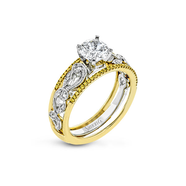18k Two-tone Gold Wedding Set The Diamond Shop, Inc. Lewiston, ID