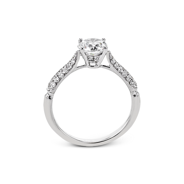 Platinum Semi-mount Engagement Ring Image 3 Newtons Jewelers, Inc. Fort Smith, AR