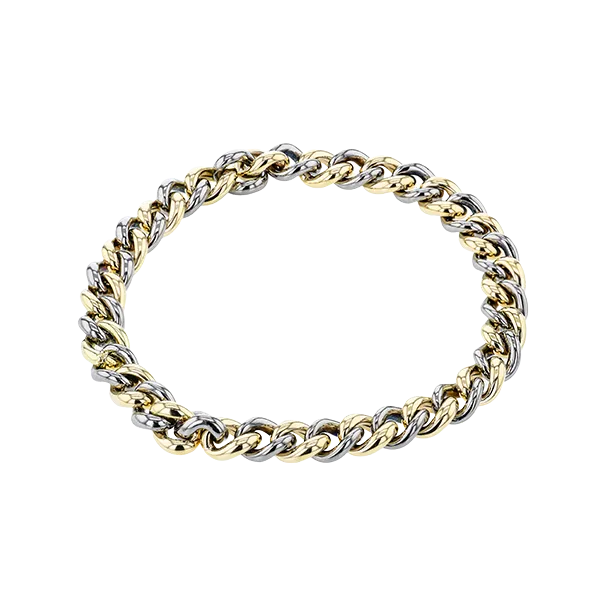 14k Two tone Gold Men s Bracelet BT1011 Y 2T 14K BRC GENT The