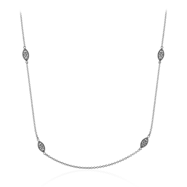 18k White Gold Diamond Necklace James & Williams Jewelers Berwyn, IL