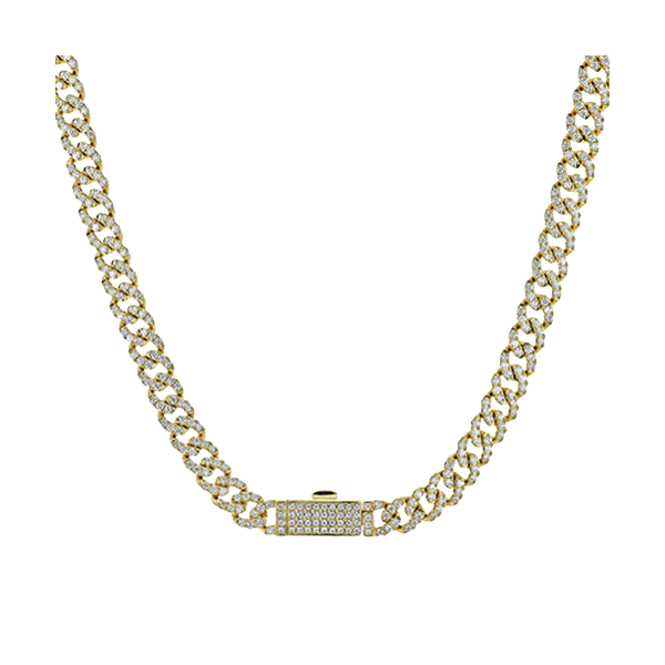 14k Yellow Gold Diamond Necklace CN141-20_YELLOW_14K_NECK James