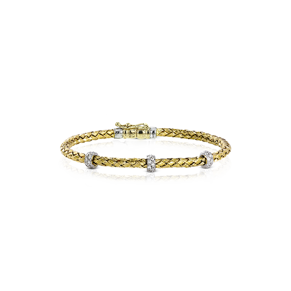 18k Two-tone Gold Bangle Bracelet Van Scoy Jewelers Wyomissing, PA