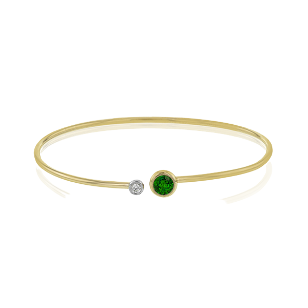 18k Two-tone Gold Bangle Bracelet Saxons Fine Jewelers Bend, OR