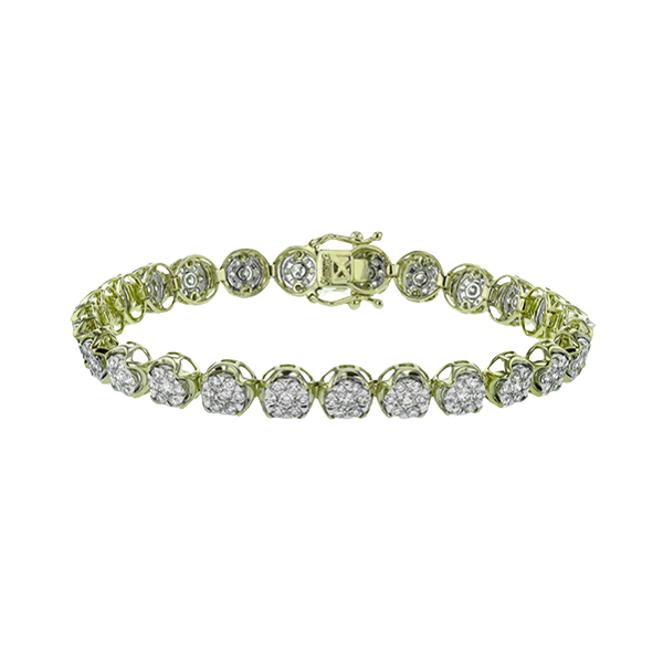 18k Yellow Gold Diamond Bracelet Biondi Diamond Jewelers Aurora, CO