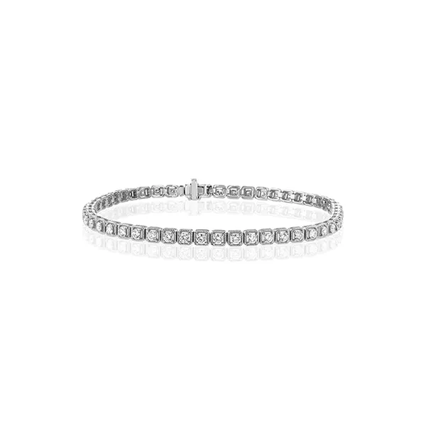 Tennis bracelet diamonds direct Clearance