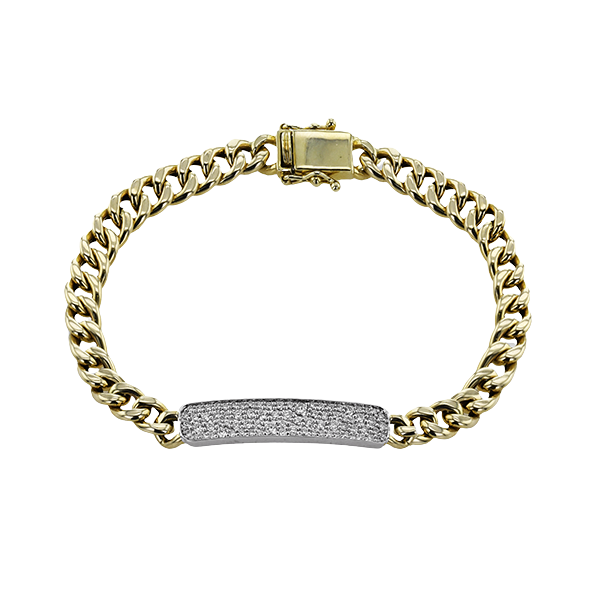 18k Two-tone Gold Diamond Bracelet Quenan's Fine Jewelers Georgetown, TX