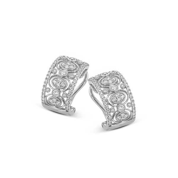 18k White Gold Diamond Earrings The Diamond Shop, Inc. Lewiston, ID