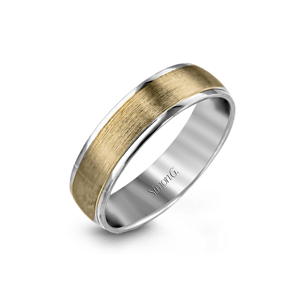 14k Two-tone Gold Men's Wedding Band Quenan's Fine Jewelers Georgetown, TX