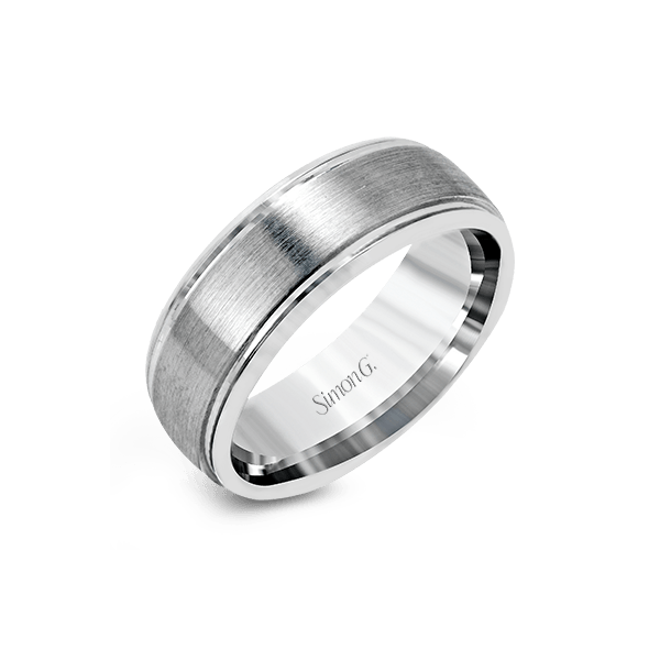 14k White Gold Men's Wedding Bands Saxons Fine Jewelers Bend, OR