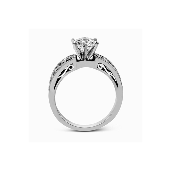 Tiffany & Co Semi-Mount Platinum Engagement Ring