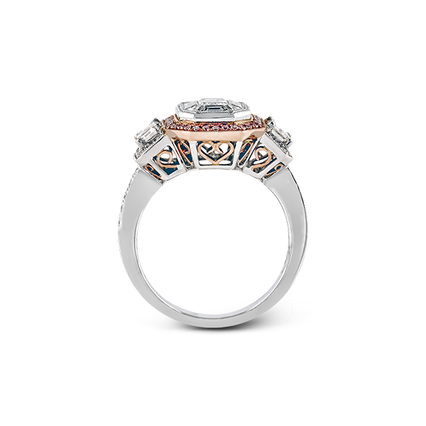 18k White & Rose Gold Engagement Ring Image 2 Almassian Jewelers, LLC Grand Rapids, MI