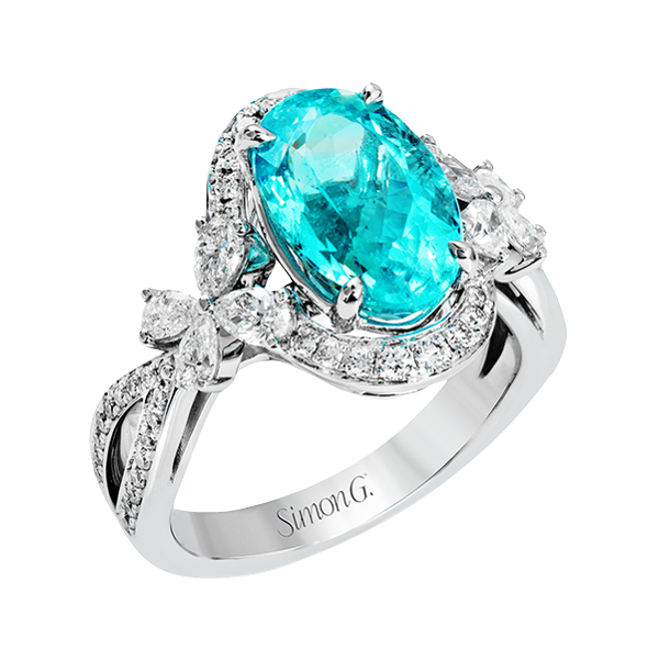 Platinum Gemstone Fashion Ring Diamonds Direct St. Petersburg, FL
