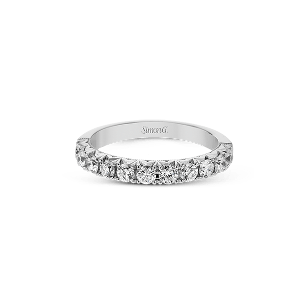 18k White Gold Anniversary Band Image 2 Quenan's Fine Jewelers Georgetown, TX