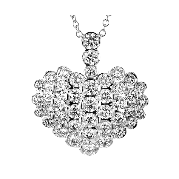18k White Gold Diamond Pendant Quenan's Fine Jewelers Georgetown, TX