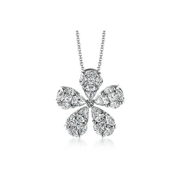 18ct White Gold Solitaire Diamond Necklace 0.25ct pendant VS Rubover Bezel  18” For Sale at 1stDibs