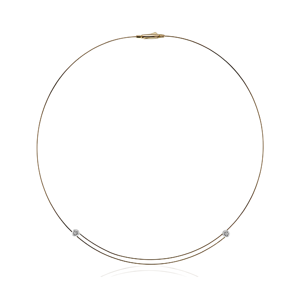18k White & Rose Gold Diamond Necklace Sergio's Fine Jewelry Ellicott City, MD