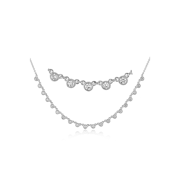 18k White Gold Diamond Necklace TNT Jewelers Easton, MD