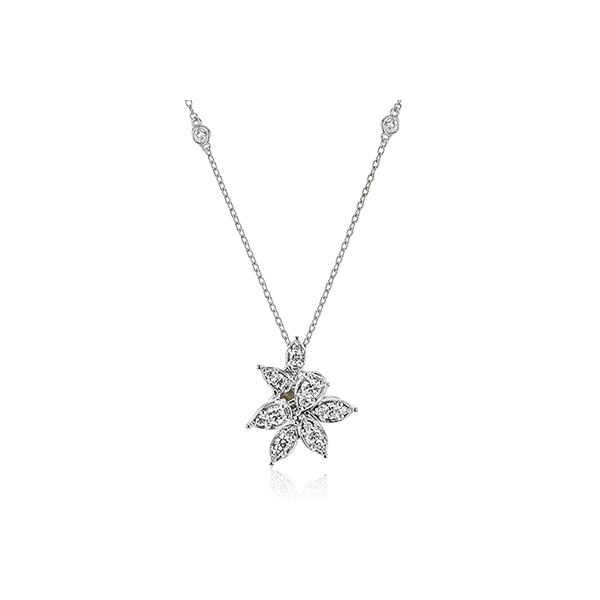 18k White Gold Diamond Pendant Sergio's Fine Jewelry Ellicott City, MD