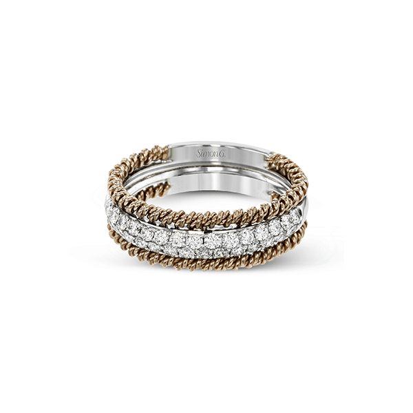 18k White & Rose Gold Diamond Fashion Ring Image 2 Almassian Jewelers, LLC Grand Rapids, MI