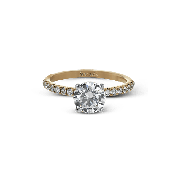 18k Rose Gold Semi-mount Engagement Ring Image 2 Jim Bartlett Fine Jewelry Longview, TX
