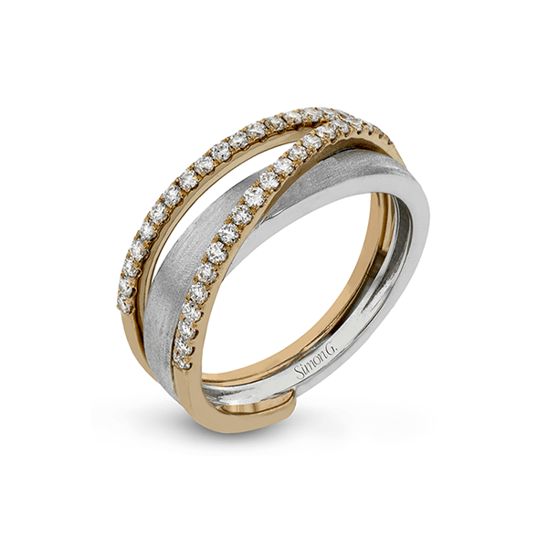 18k White & Rose Gold Diamond Fashion Ring Sergio's Fine Jewelry Ellicott City, MD