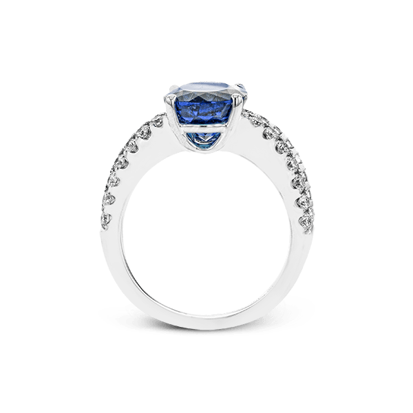 18k White Gold Gemstone Fashion Ring Image 3 The Diamond Shop, Inc. Lewiston, ID