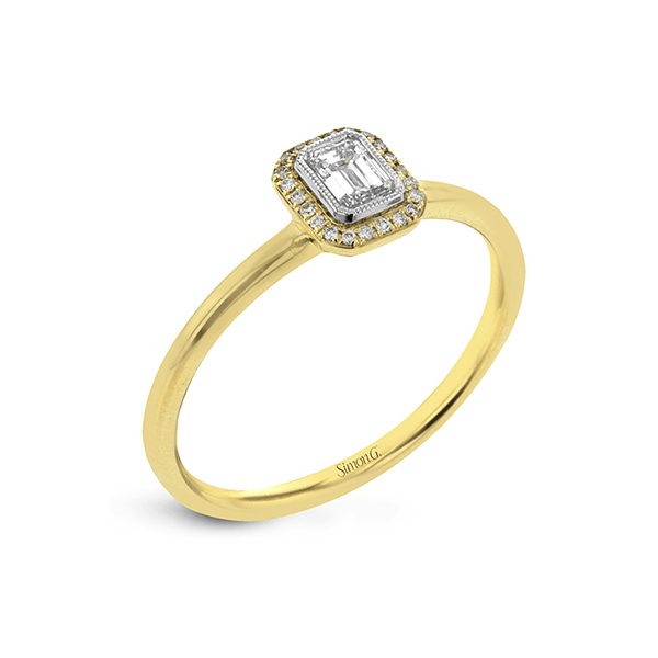 18k Yellow Gold Semi-mount Engagement Ring Van Scoy Jewelers Wyomissing, PA