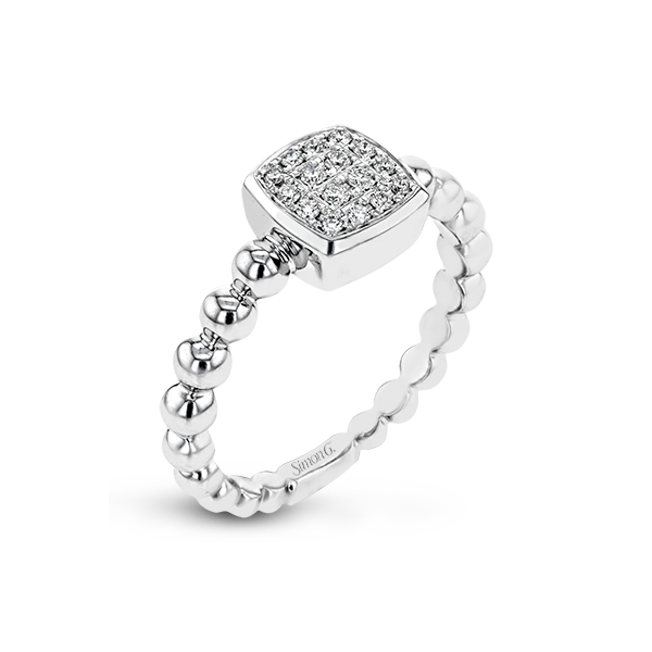 18k White Gold Diamond Fashion Ring