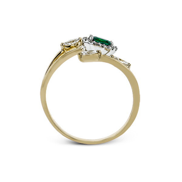 18k Two-tone Gold Gemstone Fashion Ring Image 2 Diamond Showcase Longview, WA