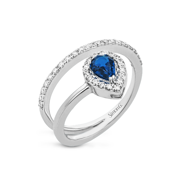 18k White Gold Gemstone Fashion Ring Sather's Leading Jewelers Fort Collins, CO
