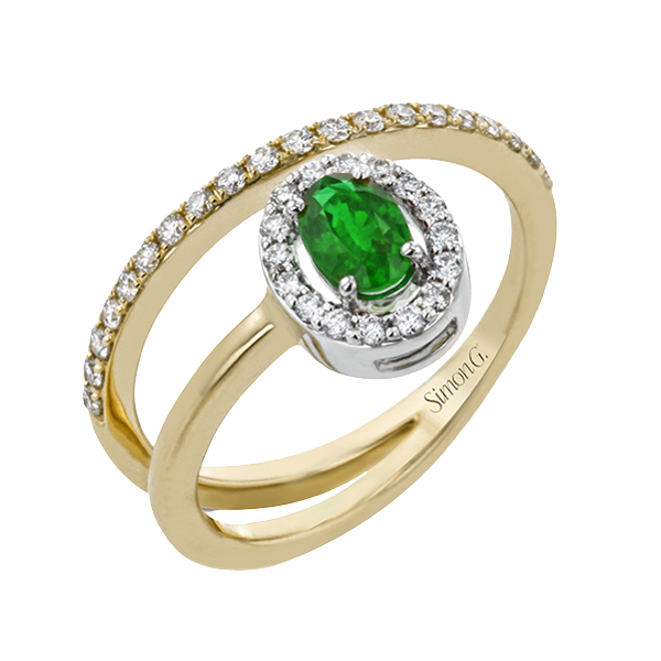 18k Two-tone Gold Gemstone Fashion Ring Almassian Jewelers, LLC Grand Rapids, MI