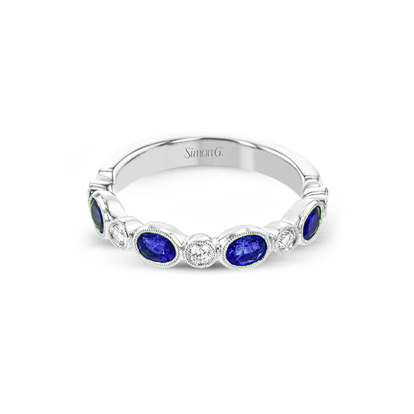 18k White Gold Gemstone Fashion Ring Image 2 James & Williams Jewelers Berwyn, IL
