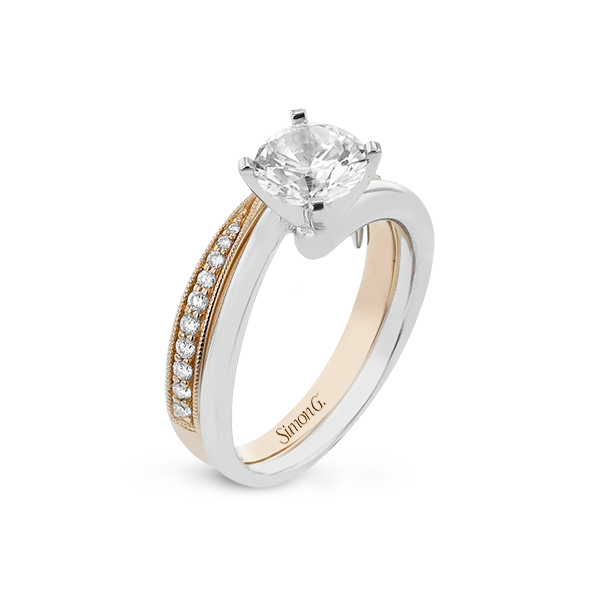 18k White & Rose Gold Wedding Set Diamond Showcase Longview, WA