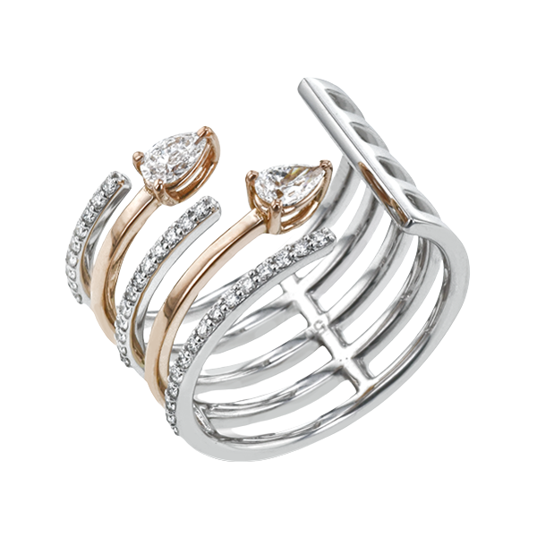 18k White & Rose Gold Diamond Fashion Ring TNT Jewelers Easton, MD
