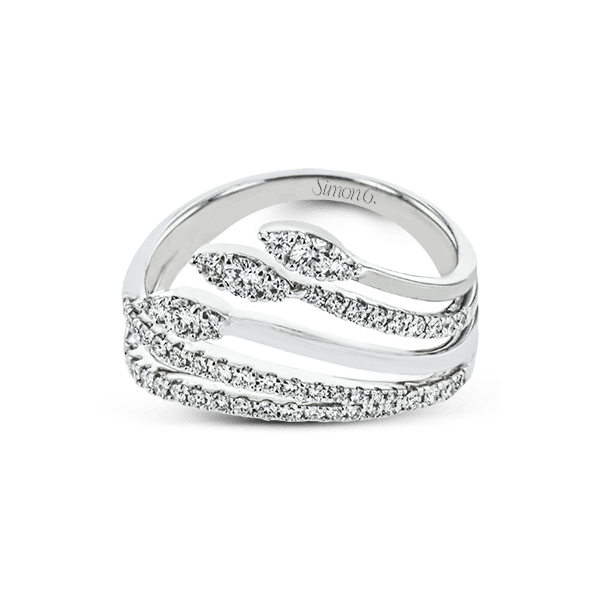 18k White Gold Diamond Fashion Ring Image 2 TNT Jewelers Easton, MD