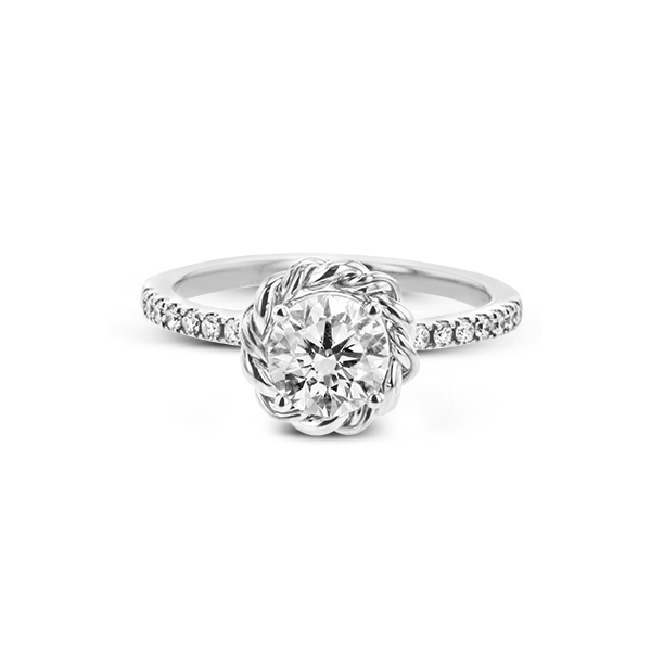 Platinum Semi-mount Engagement Ring Image 2 James & Williams Jewelers Berwyn, IL