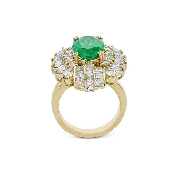 18k Yellow Gold Gemstone Fashion Ring Image 3 The Diamond Shop, Inc. Lewiston, ID