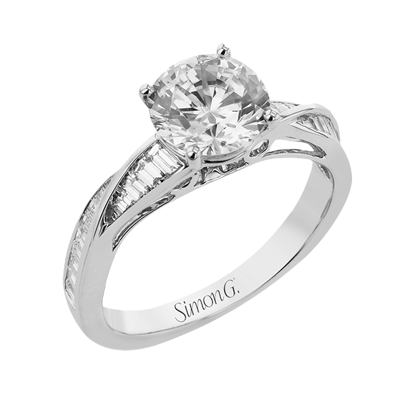 18k White Gold Engagement Ring James & Williams Jewelers Berwyn, IL