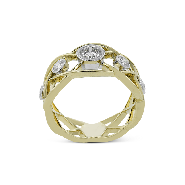 0.54ct Round Cut Diamond Right-Hand Overlap Loop Fashion Ring in 14k White  Gold | eBay
