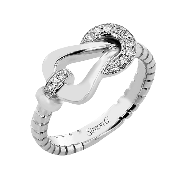 Buy 1.25 Carat (ctw) 14k White Gold Round Black & White Diamond Ladies  Swirl Right Hand Fashion Band Online at Dazzling Rock