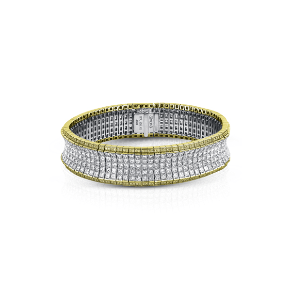 18k Two-tone Gold Diamond Bracelet Biondi Diamond Jewelers Aurora, CO
