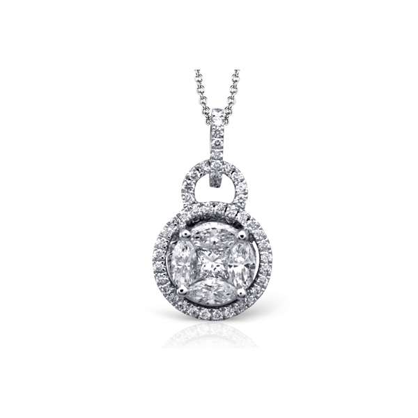 Platinum Diamond Pendant James & Williams Jewelers Berwyn, IL
