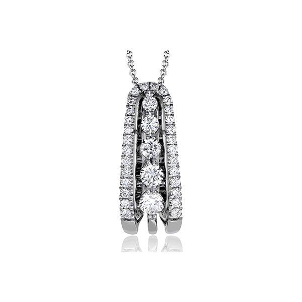 Platinum Diamond Pendant Van Scoy Jewelers Wyomissing, PA