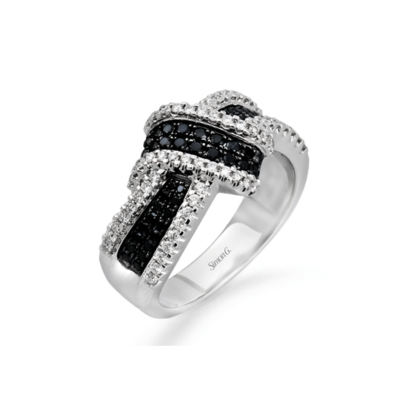 18k Black Gold Diamond Fashion Ring Saxons Fine Jewelers Bend, OR
