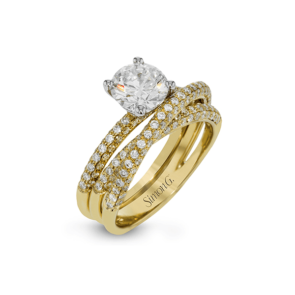 18k Yellow Gold Wedding Set Biondi Diamond Jewelers Aurora, CO