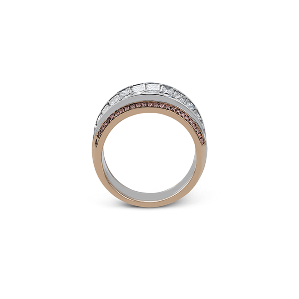 18k White & Rose Gold Diamond Fashion Ring Image 3 Biondi Diamond Jewelers Aurora, CO